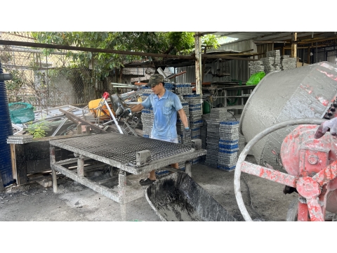 XƯỞNG SẢN XUẤT CON KÊ BÊ TÔNG
