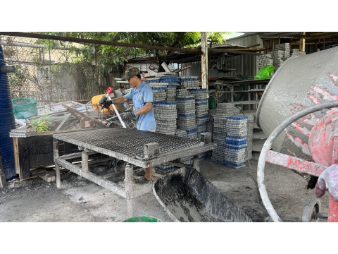 XƯỞNG SẢN XUẤT CON KÊ BÊ TÔNG