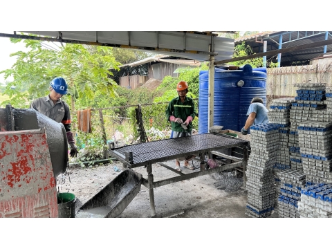 XƯỞNG SẢN XUẤT CON KÊ BÊ TÔNG